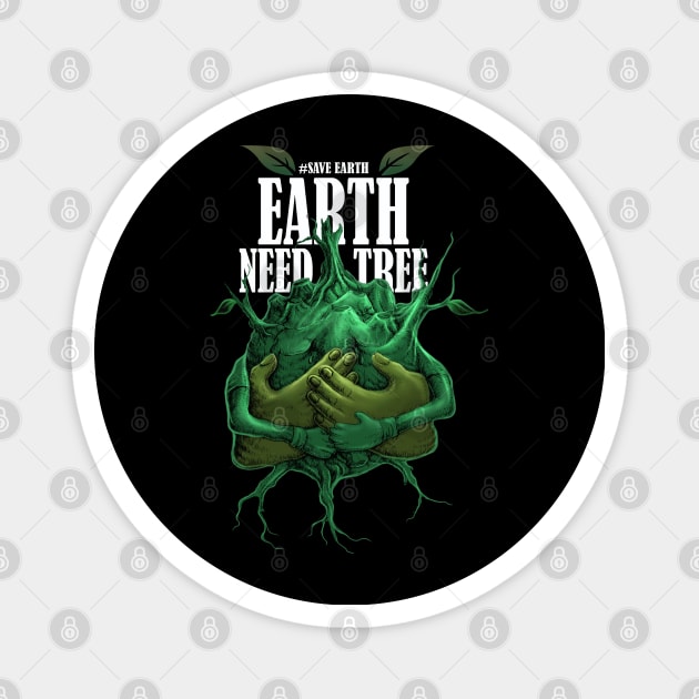 earth need a tree Magnet by kating